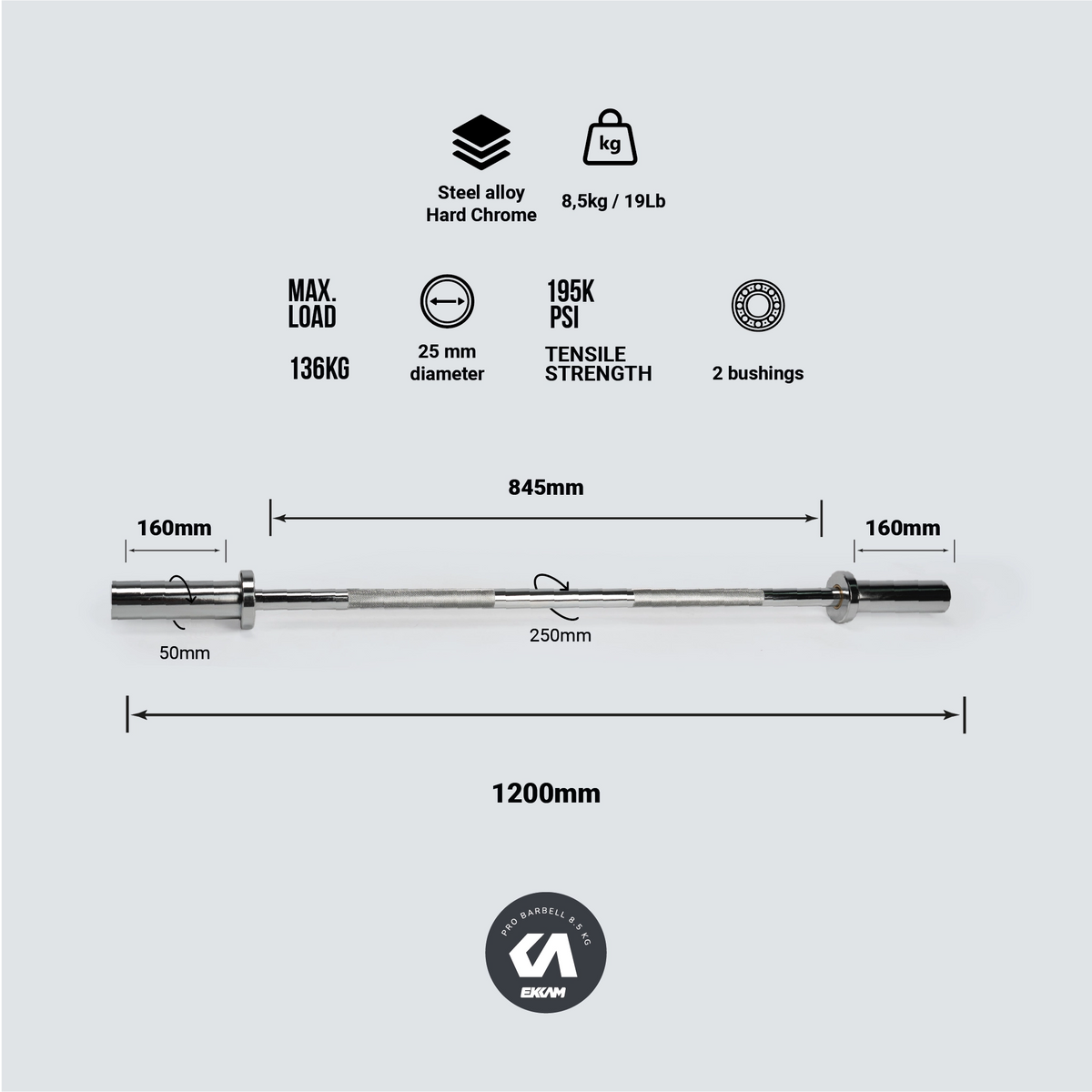 Barre Technique 8,5 kg 