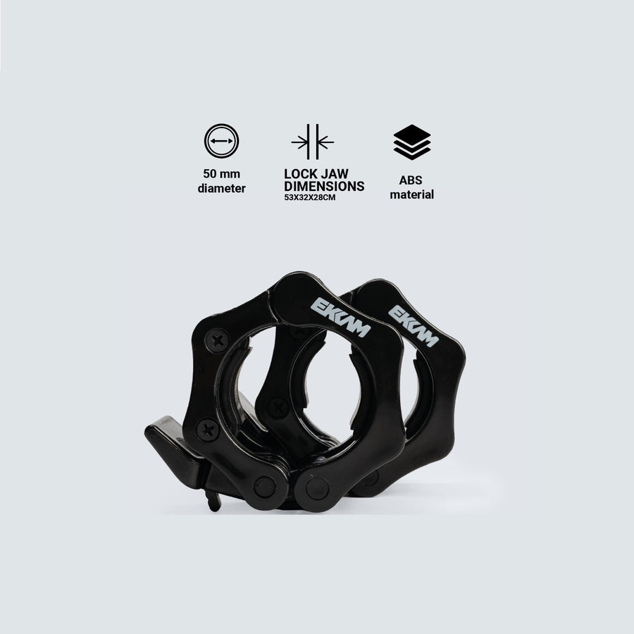 Colliers de sécurité pour barre olympique – Lock Jaw Collar (paire) 